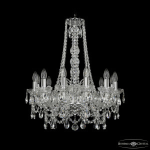 Подвесная люстра Bohemia Ivele Crystal 1411/12/195/h-70 Ni