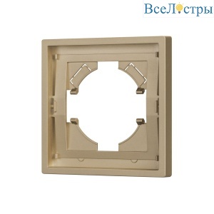 Рамка пластиковая на 1 пост Arlight FRM-TENDO-SFPL-1-GD 054643