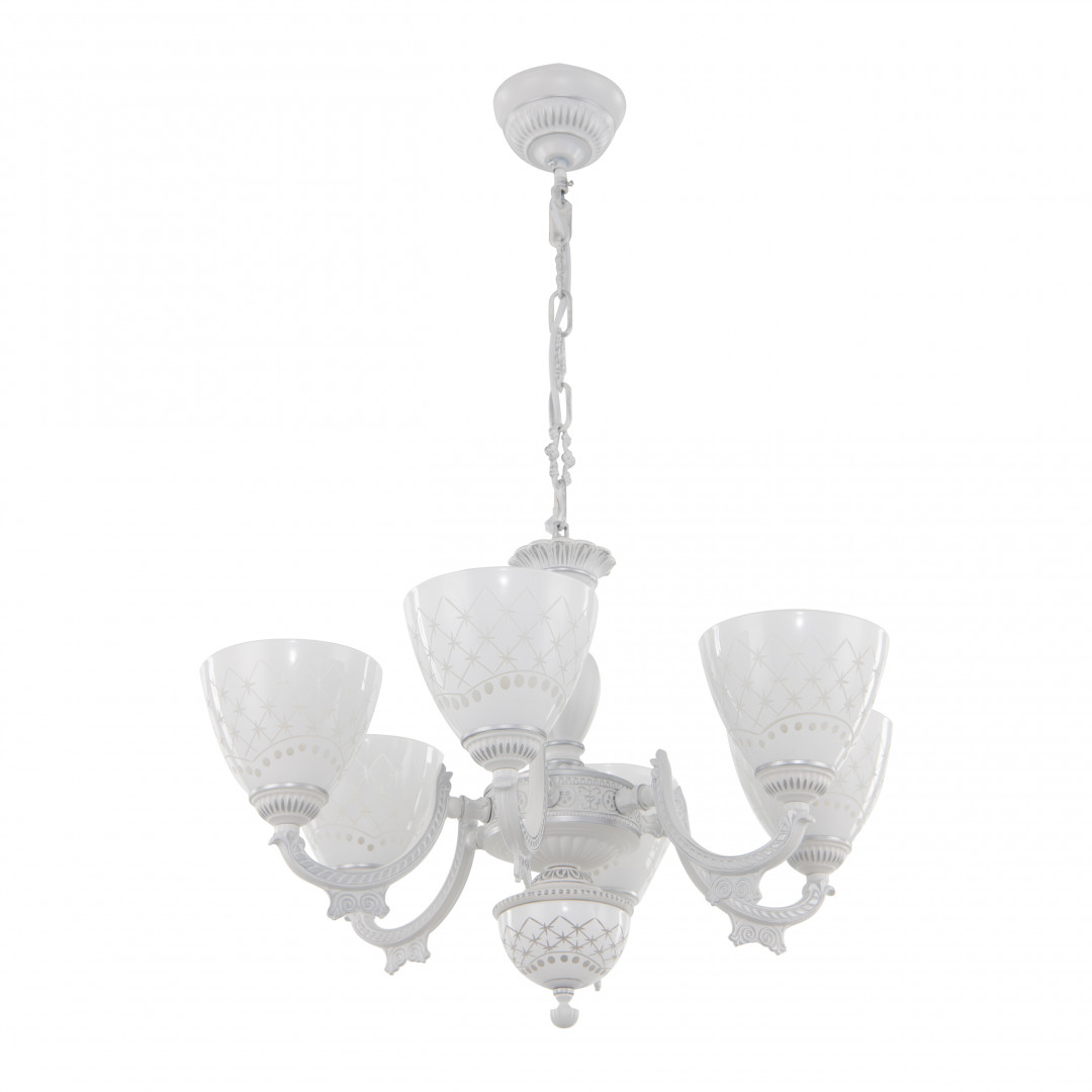 подвесная люстра arte milano 343837/6 wt+sl