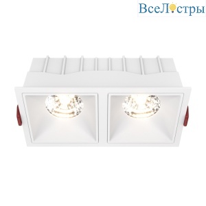 Встраиваемый светильник Maytoni Technical Alfa LED DL043-02-15W3K-SQ-W