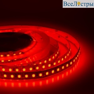Светодиодная лента Apeyron 12В 2835 20Вт/м красный 5м IP20 00-104