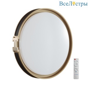 Настенно-потолочный светодиодный светильник Sonex Color Favemo Black 7667/EL