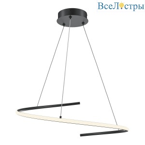 Подвесной светодиодный светильник Maytoni Curve MOD242PL-L33BK
