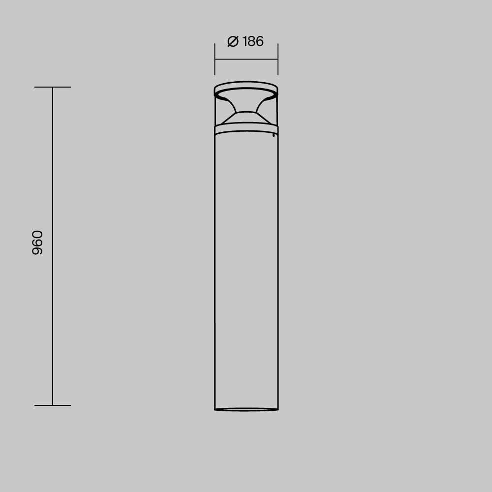 ландшафтный светильник maytoni pyro o496fl-l21b3k2