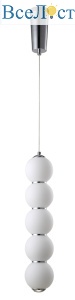 Подвесной светильник Crystal Lux Desi DESI SP5 CHROME/WHITE
