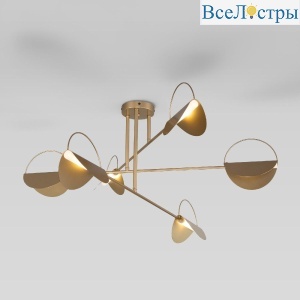 Потолочная люстра Eurosvet Grazia 70148/6 золото Smart a062038