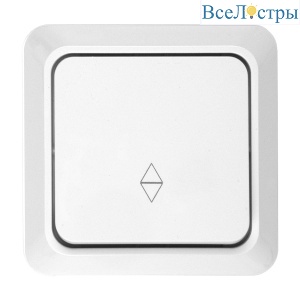 Выключатель (переключатель) 1-клавишный General Альфа 477004