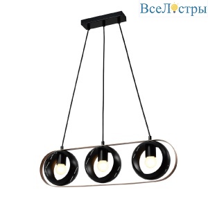 Подвесной светильник IMEX Rolf MD.21744-3-P-BK+CP