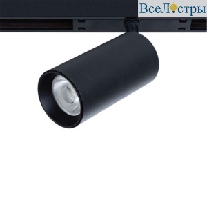 Трековый светодиодный светильник Arte Lamp Optima A7282PL-1BK