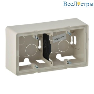 Коробка 2-постовая Legrand Valena Life для накладного монтажа слоновая кость 754202