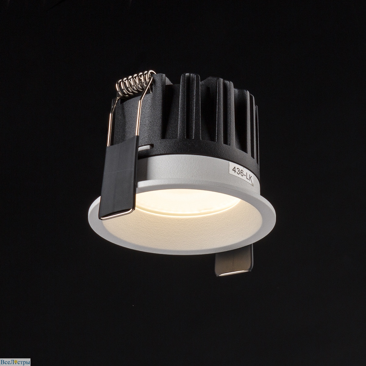 встраиваемый светильник designled dl-re1202-wh-ww 011357