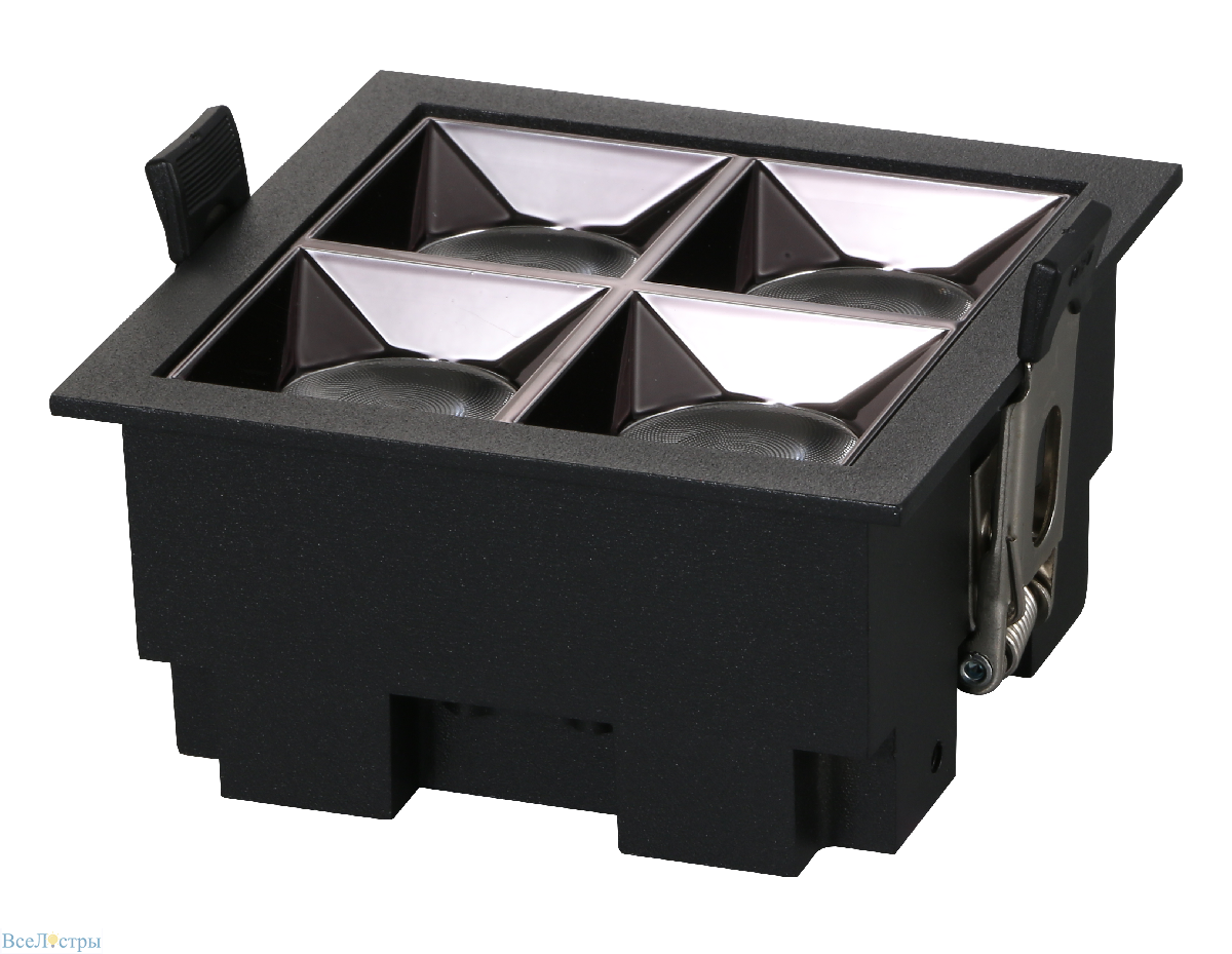 встраиваемый светодиодный светильник fiberli xl003-4t(w) 12130306