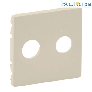 Лицевая панель Legrand Valena Life розетки TV-SAT слоновая кость 754821