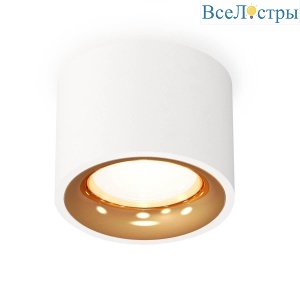 Комплект накладного светильника Ambrella light XS7510024 SWH/PYG белый песок/золото желтое полированное (C7510, N7014)