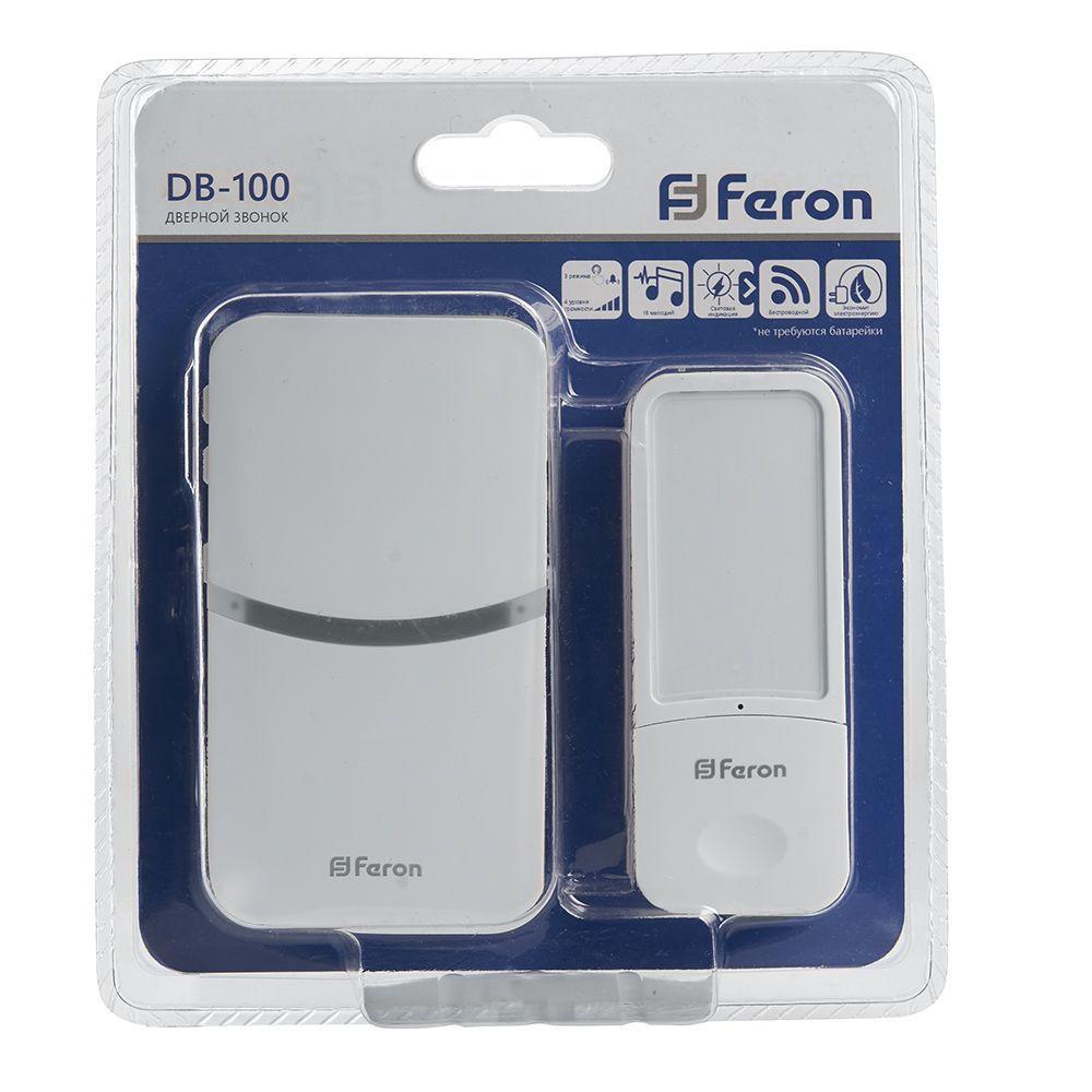 звонок беспроводной feron db-100 41437