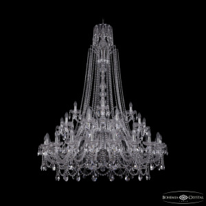 Подвесная люстра Bohemia Ivele Crystal 1411/20+10+5/460/XL-175/2d Ni