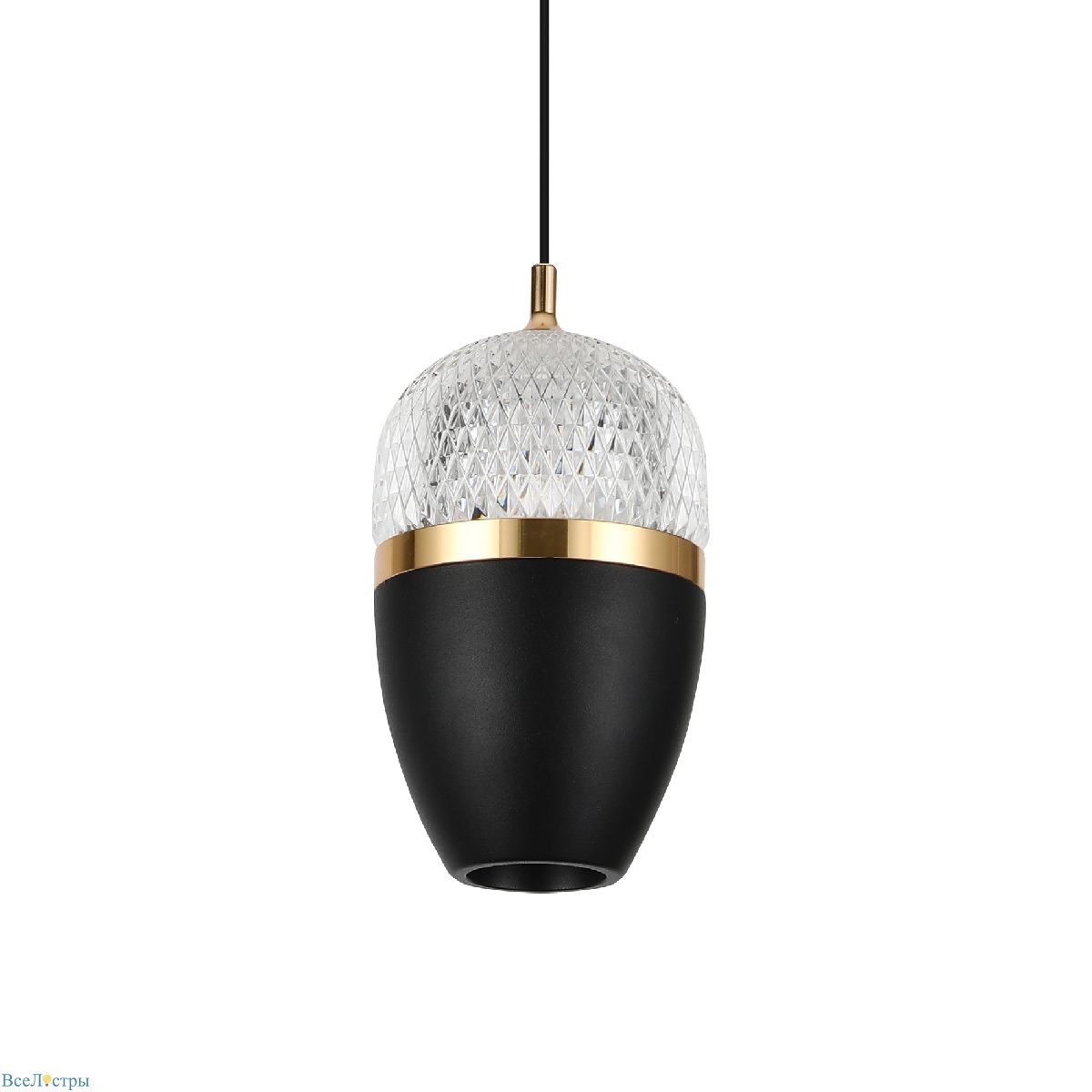 подвесной светильник led4u l8754-1 bk