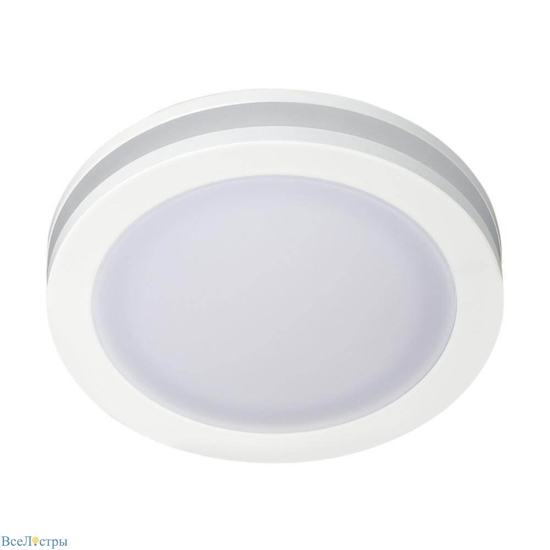 встраиваемый светильник arlight ltd-85sol-5w warm white 017988