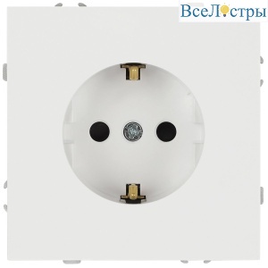 Розетка Эра Galaxy 15-2102-01 c заземлением 2P+E Schuko со шторками 16А-250В IP20 белый Б0070639