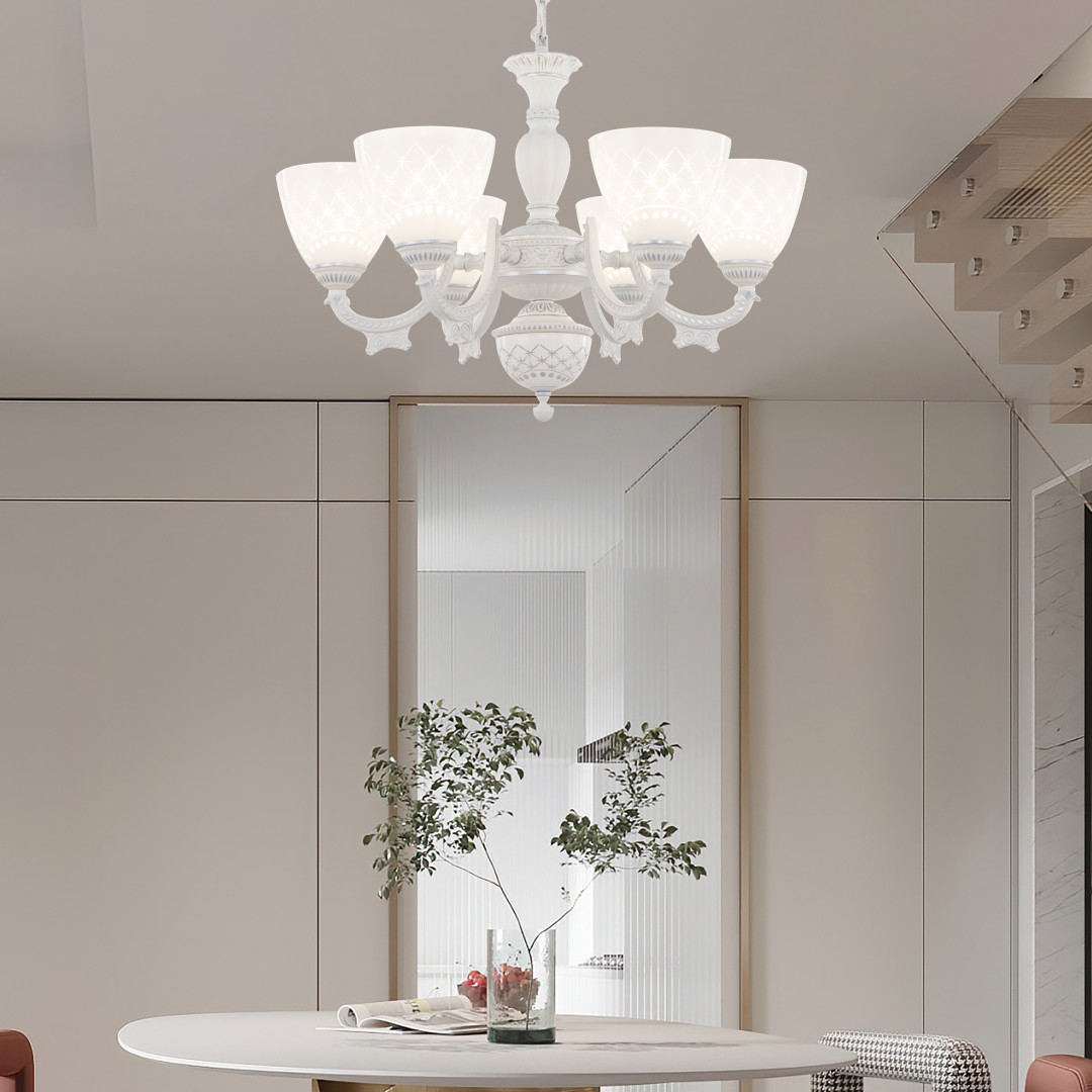 подвесная люстра arte milano 343837/6 wt+sl
