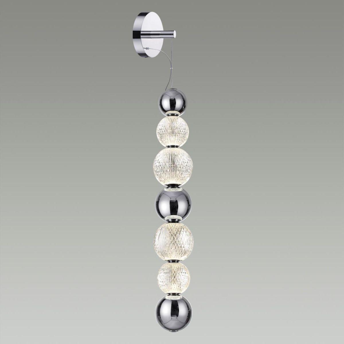бра odeon light crystal 5007/13wl