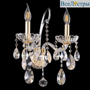 Бра Crystal Lux MONICA AP2 GOLD