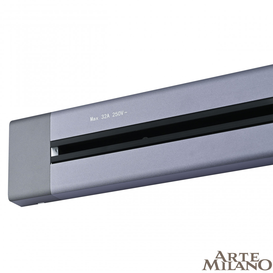 накладной шинопровод arte milano am-track-sockets 382305to/50 grey