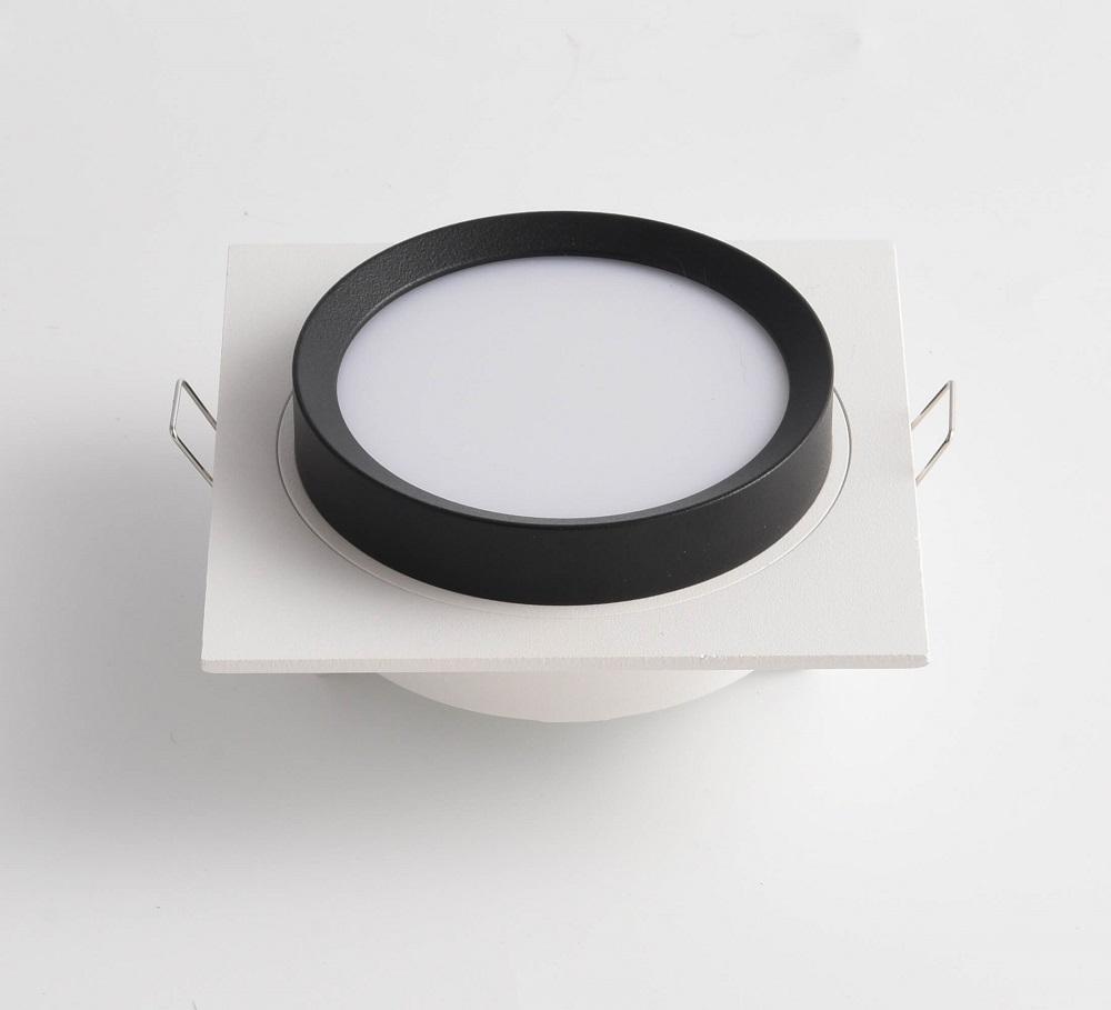 встраиваемый светильник maytoni hoop dl086-gx53-sq-wb