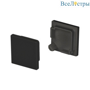 Заглушка Arlight SL-KANT-H16 SQUARE BLACK глухая 037518
