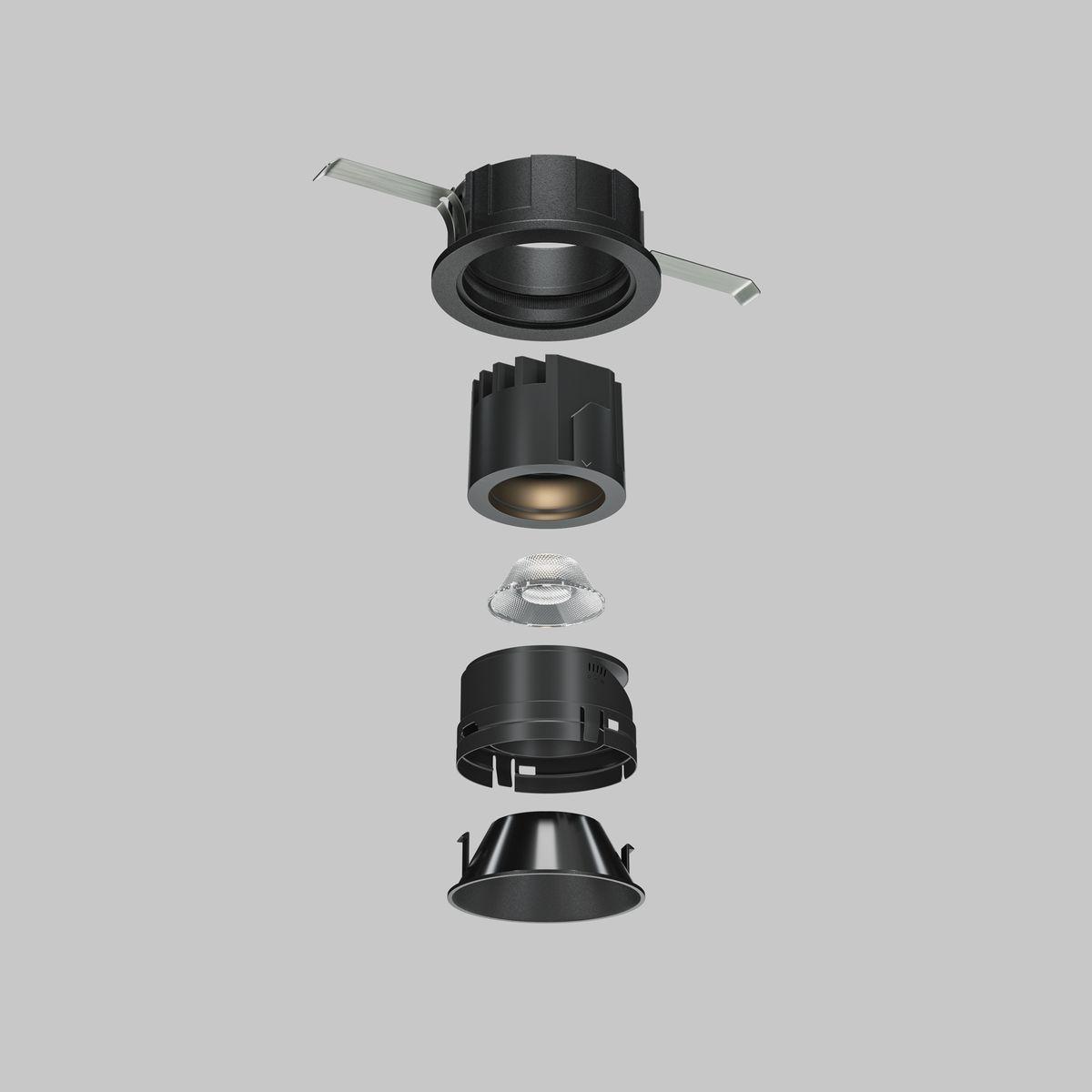 декоративная рамка-отражатель maytoni technical wise ring057-7-b
