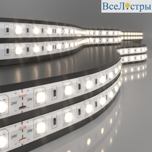 Светодиодная лента Elektrostandard 24V 14,4W 60Led 5050 IP65 теплый белый, 5м 4690389167737