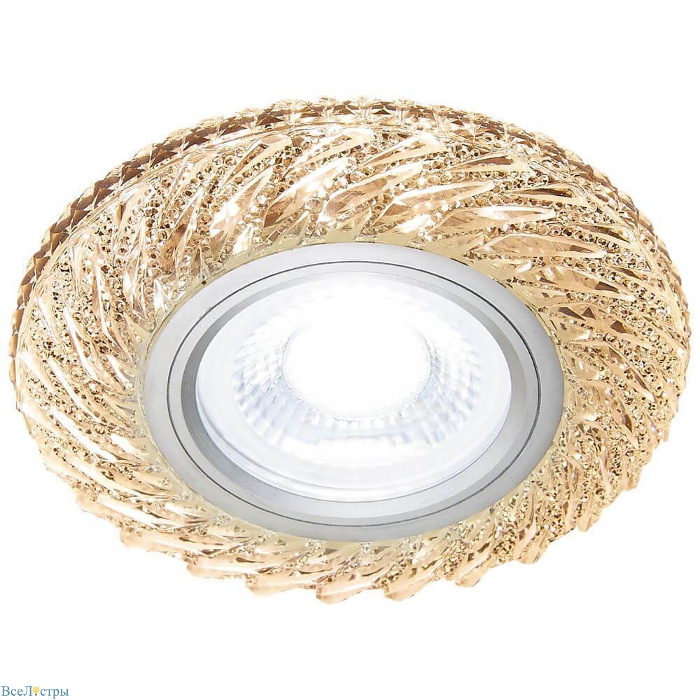 встраиваемый светодиодный светильник ambrella light led s295 ch/wr