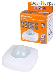 Датчик движения инфракрасный TDM Electric ДДП-06 SQ0324-0047