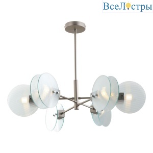Подвесная люстра iLamp Panorama 15598-6 SN+CL
