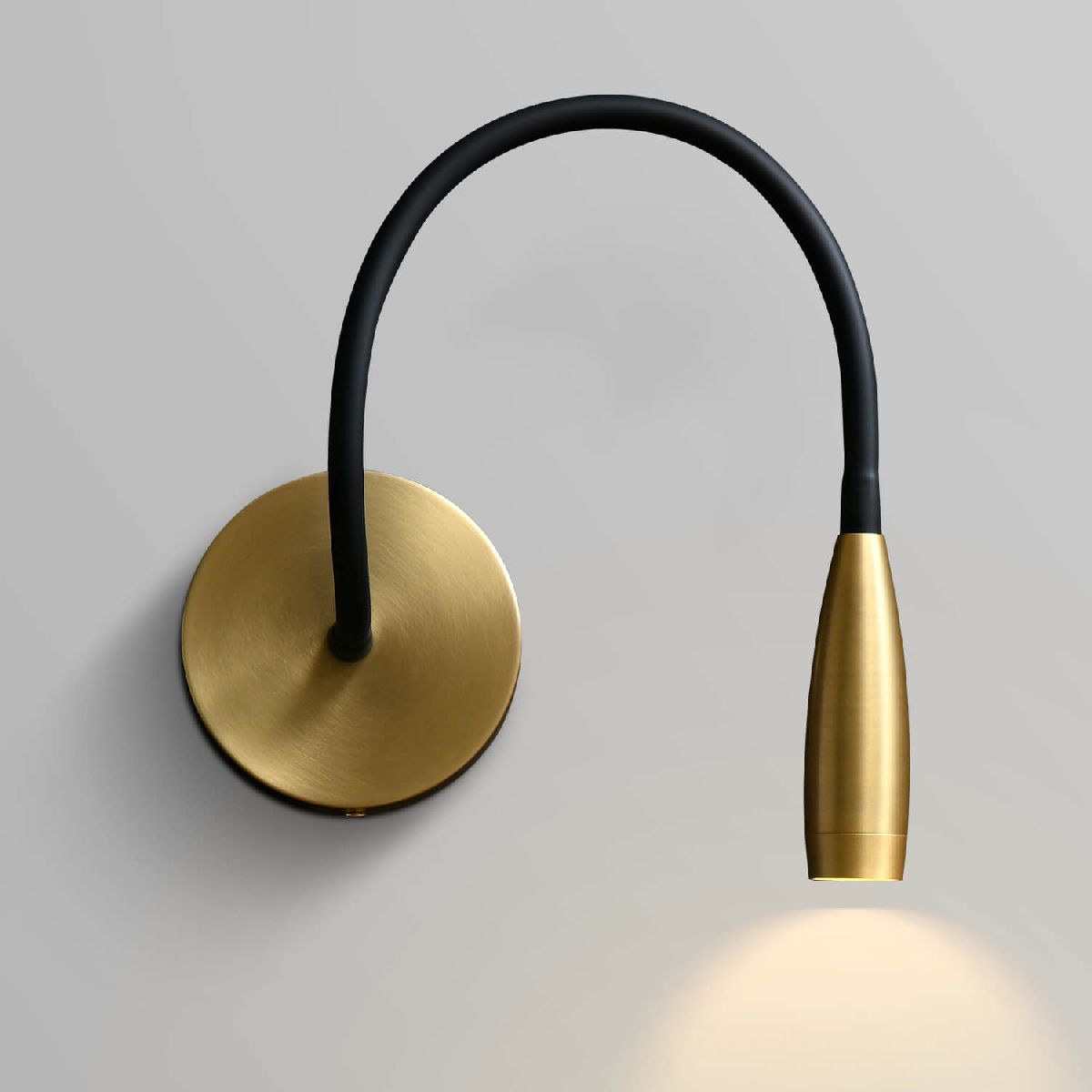 гибкое бра delight wall lamp mt9016-1w brass