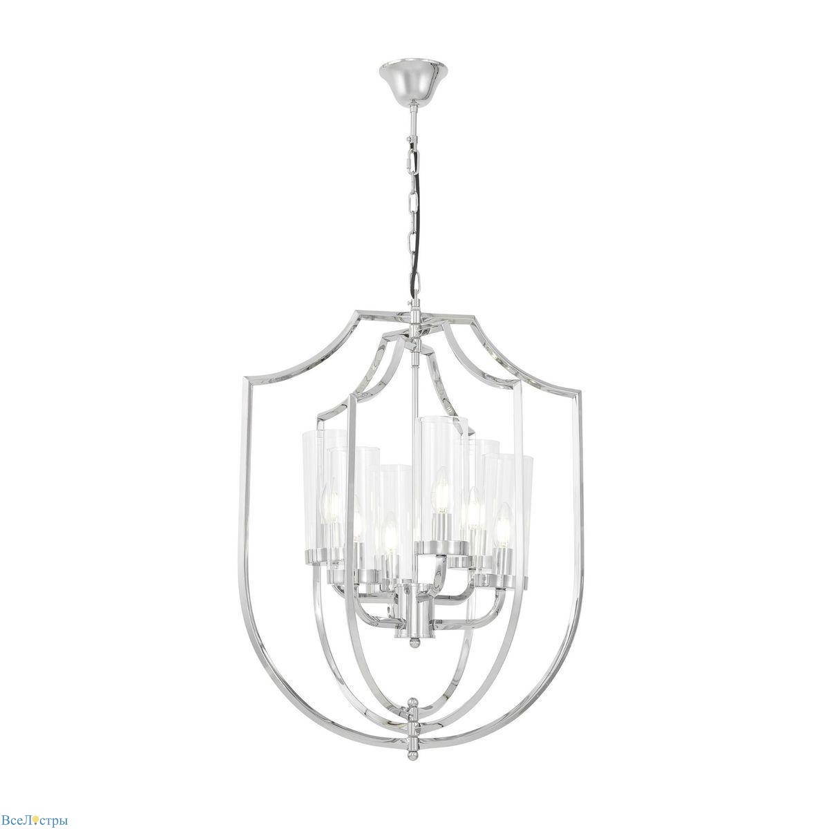 подвесная люстра lumina deco trulia ldp 8006-6 chr