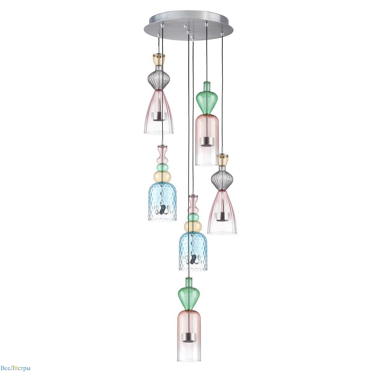 подвесная светодиодная люстра lightstar belle 814069