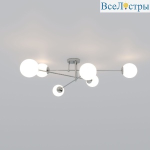 Потолочная люстра Eurosvet Netz 30181/6 хром Smart a062216