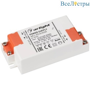 Драйвер Arlight ARJ-KE34350A 25-34V 12W IP20 0,35A 023444