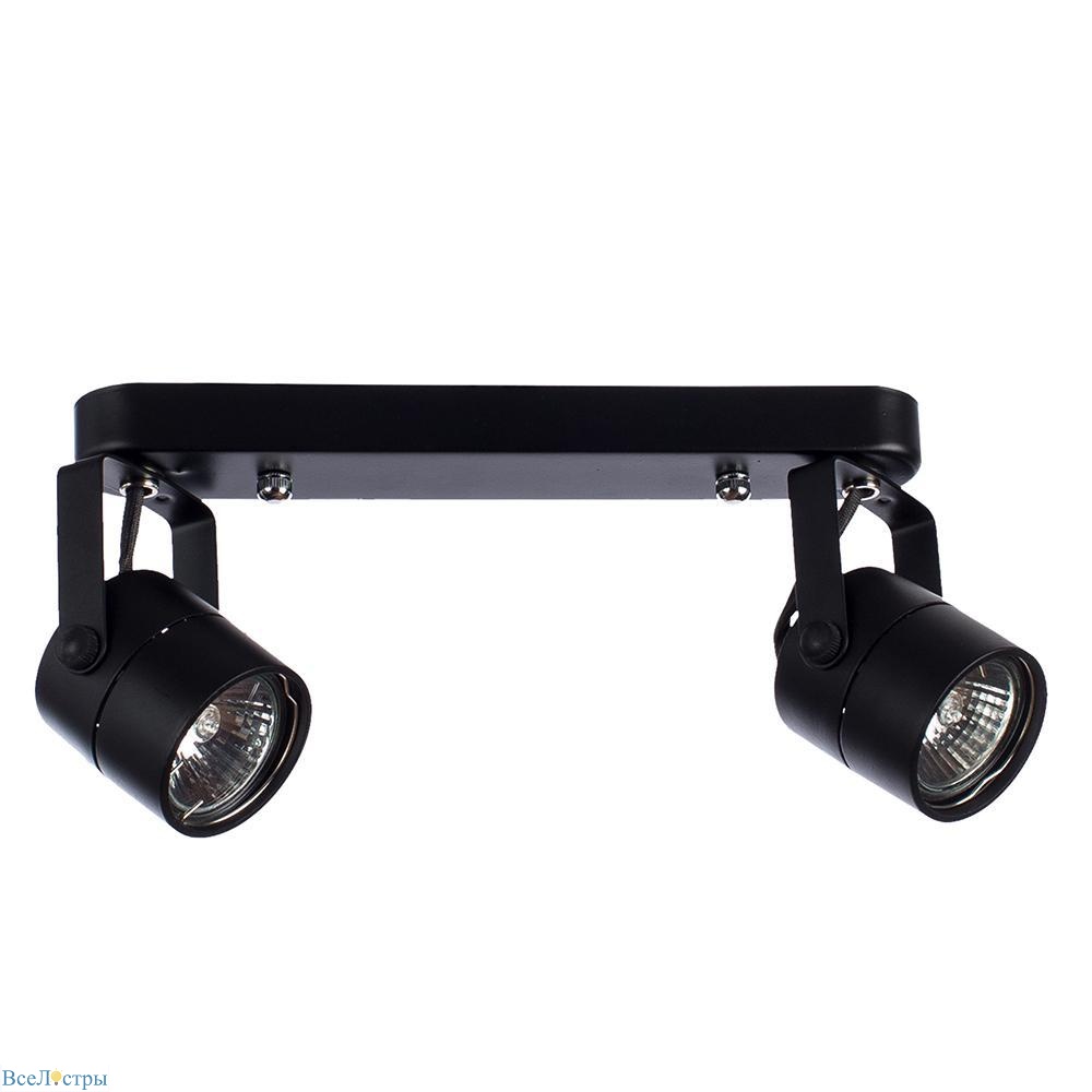 спот arte lamp mizar a1311pl-2bk