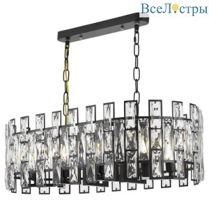 Подвесная люстра Lumina Deco Florina LDP 7041-700-PR BK