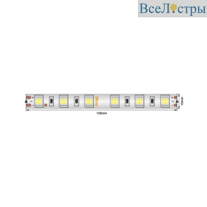 Светодиодная лента SWG Standard 24В 5050 14,4Вт/м 6000-6500K 5м IP65 SWG560-24-14.4-W-68-M 021280