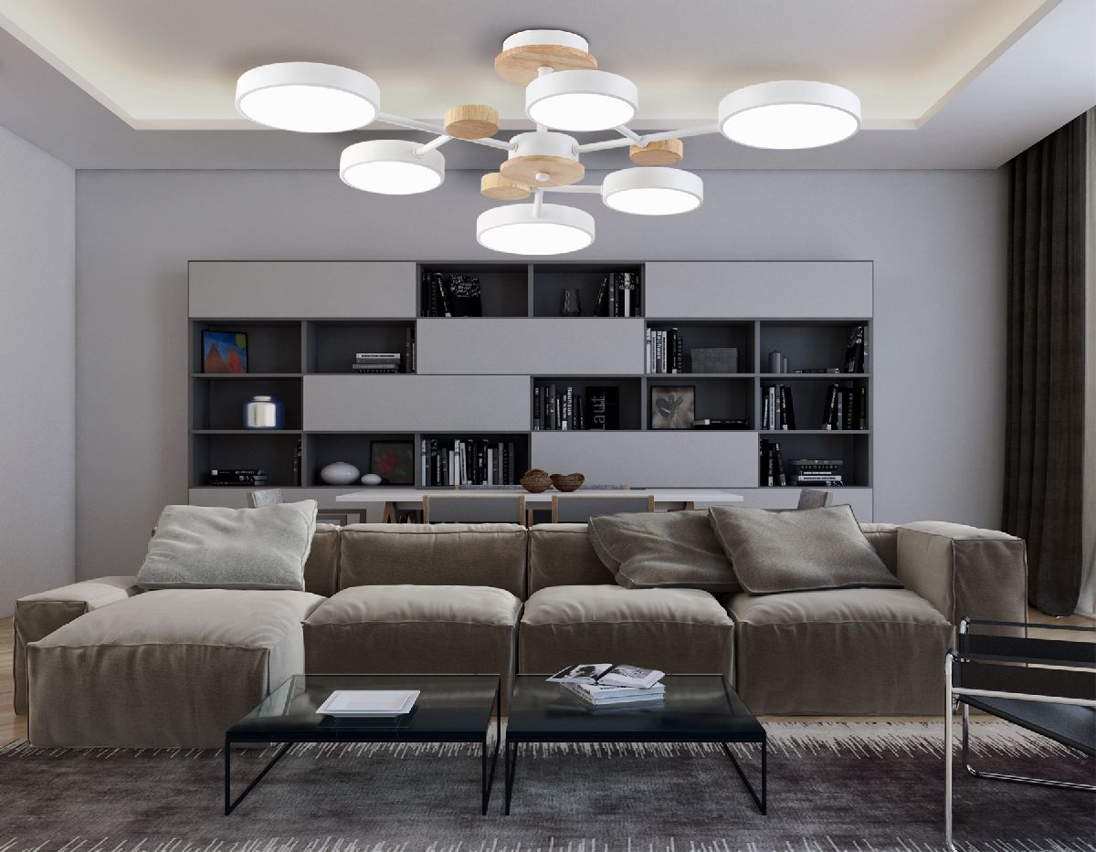 люстра на штанге ambrella light linetech comfort fl4861