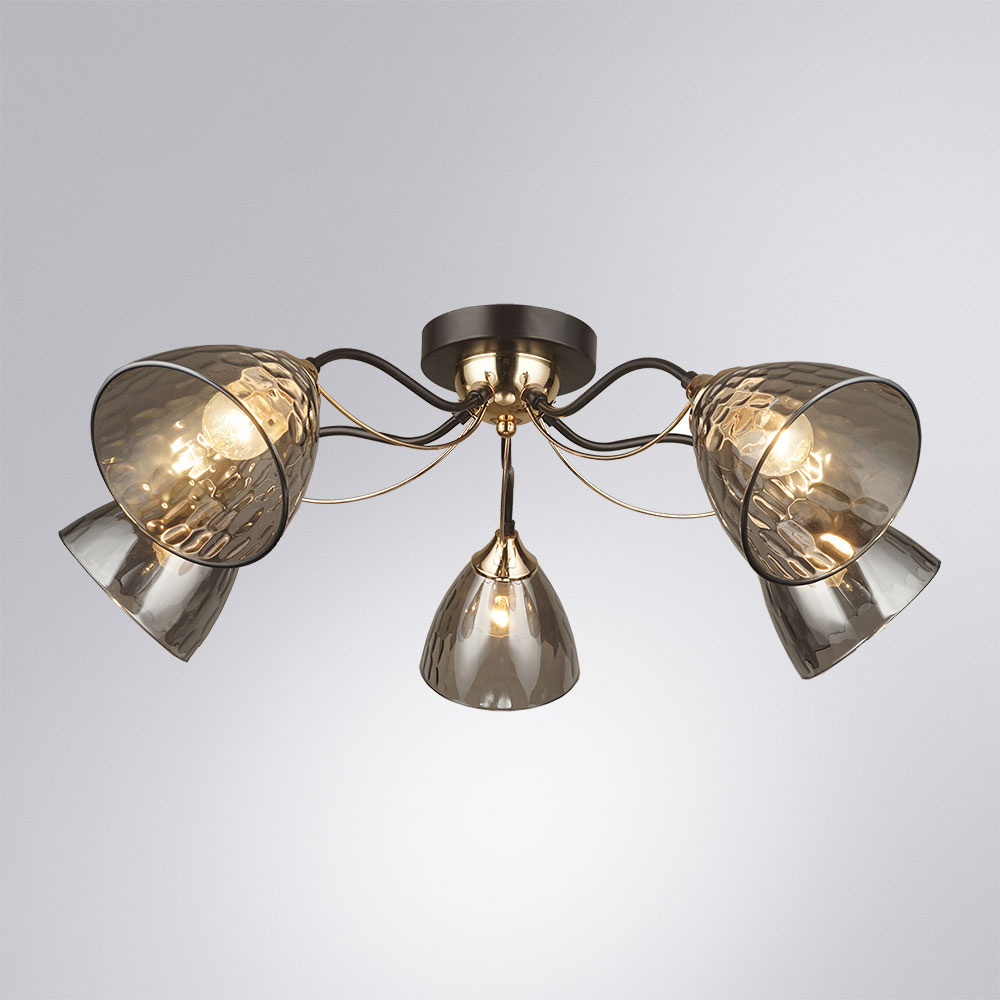 потолочная люстра arte lamp lily a4366pl-5bk