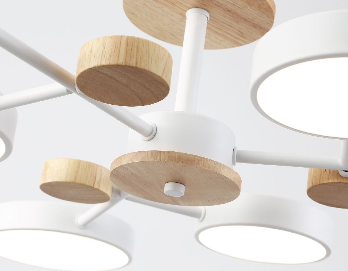 люстра на штанге ambrella light linetech comfort fl4861