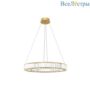 Подвесной светодиодный светильник Loft IT Crystal ring 10135/600 Gold