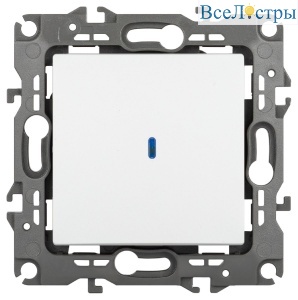 Выключатель одноклавишный Эра 12-1102-01М Б0065679