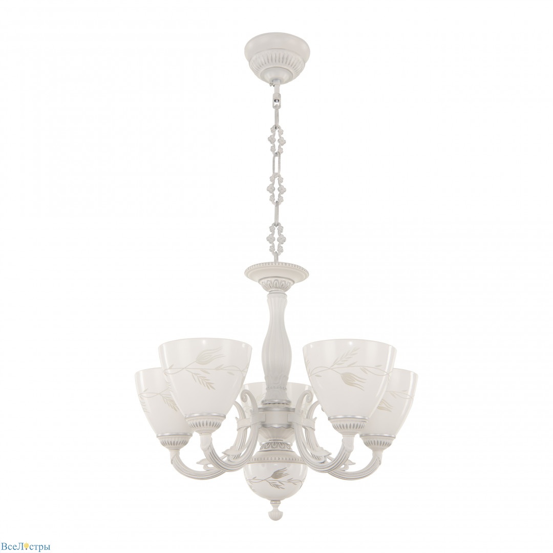 подвесная люстра arte milano 343659/5 wt+sl