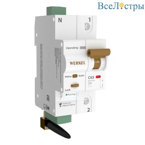 Умный автоматический выключатель Werkel 4690389194573 W1001P6301 a063126