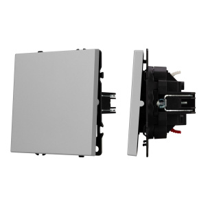 Выключатель проходной 1 кл софт-тач никель Arlight SWT-MKP1-SFPL-IS (250V, 10A) 059433(1)